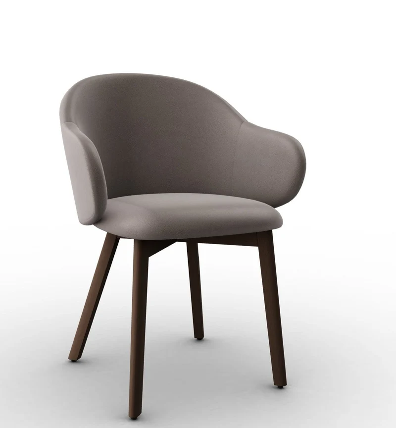 Chaise Calligaris - Holly Fab (Pieds en bois) CS2206
