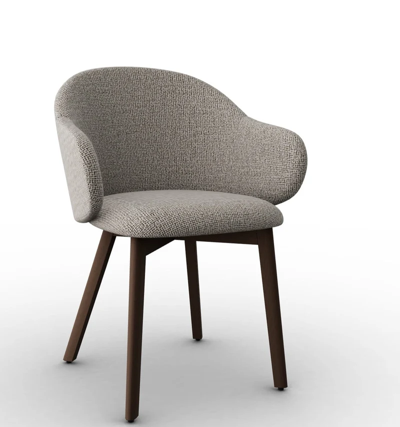 Chaise Calligaris - Holly Fab (Pieds en bois) CS2206