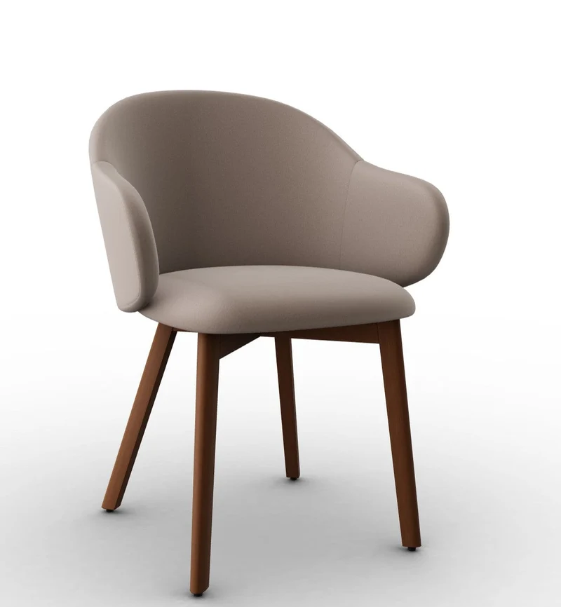Chaise Calligaris - Holly Fab (Pieds en bois) CS2206