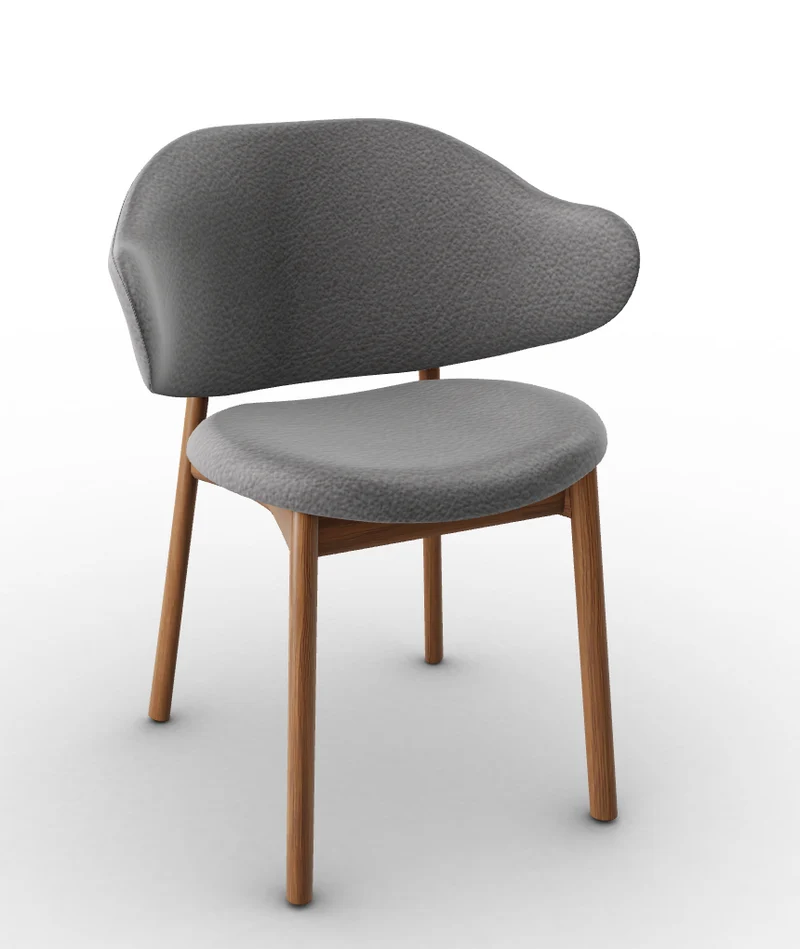 Chaise Calligaris - Holly (Pieds en bois) CS2080