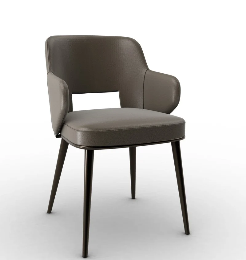 Chaise Calligaris - Foyer (Fauteuil avec pieds en métal) CS1897
