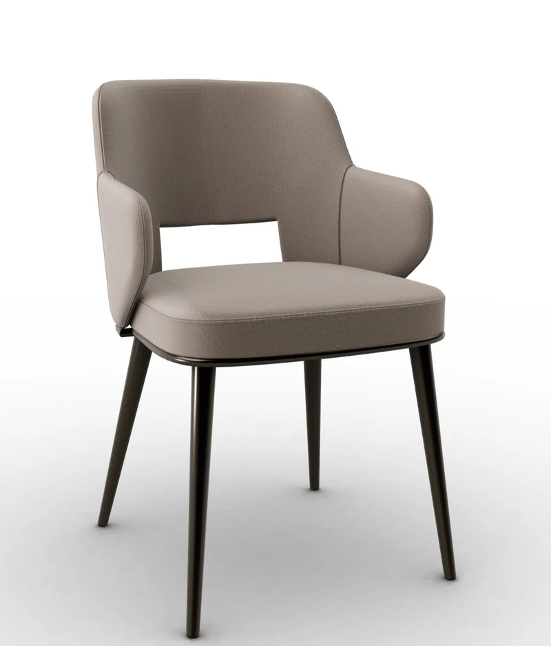 Chaise Calligaris - Foyer (Fauteuil avec pieds en métal) CS1897