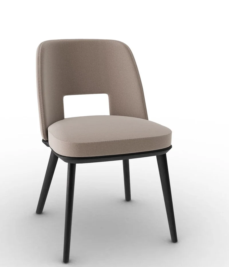 Chaise Calligaris - Foyer (Pieds en bois) CS1899