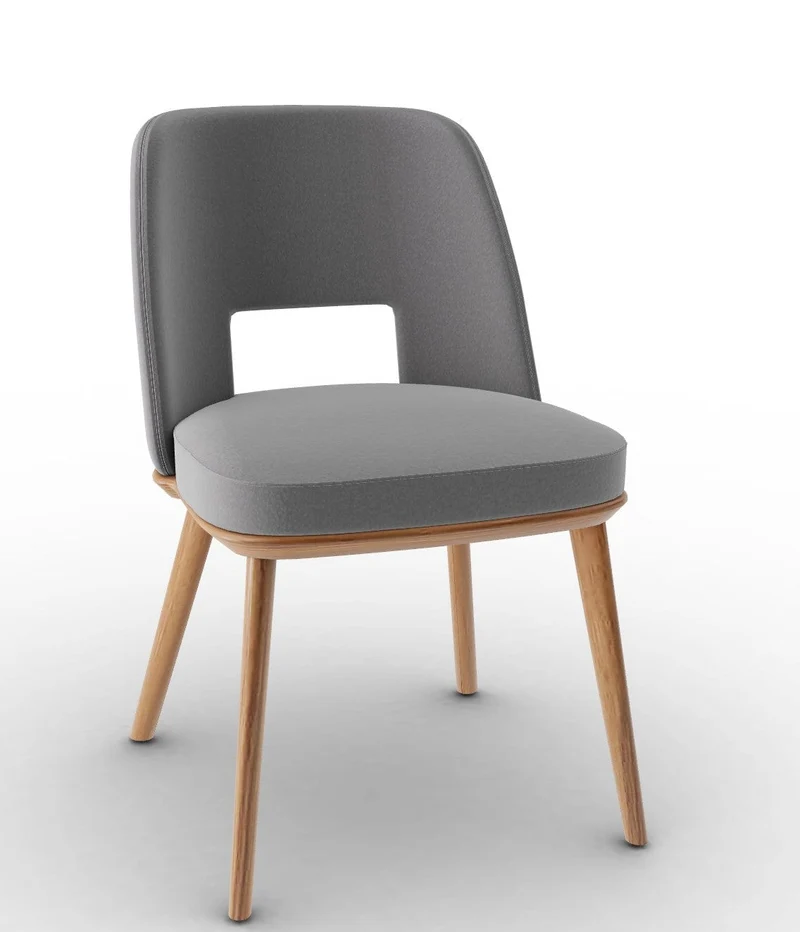 Chaise Calligaris - Foyer (Pieds en bois) CS1899