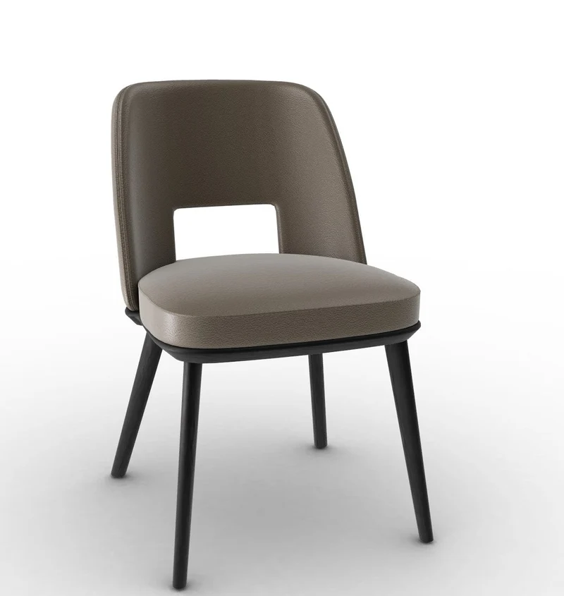 Chaise Calligaris - Foyer (Pieds en bois) CS1899