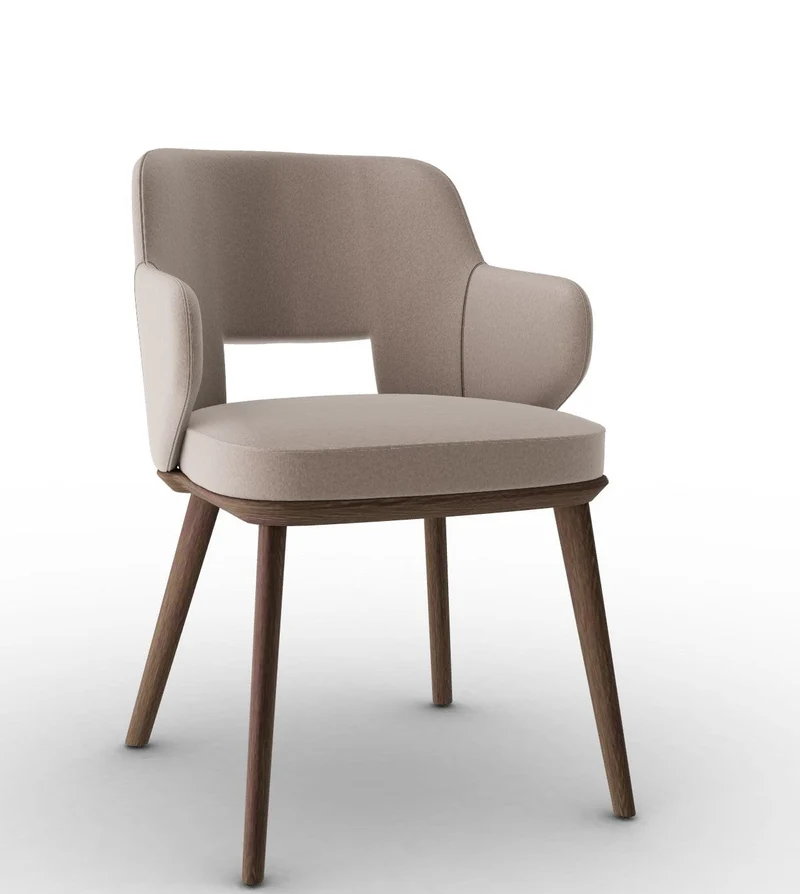 Chaise Calligaris - Foyer (Fauteuil avec pieds en bois) CS2000