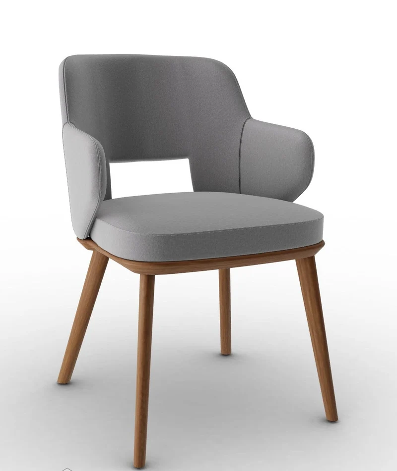 Chaise Calligaris - Foyer (Fauteuil avec pieds en bois) CS2000