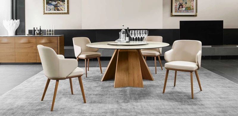 Chaise Calligaris - Foyer (Fauteuil avec pieds en bois) CS1889