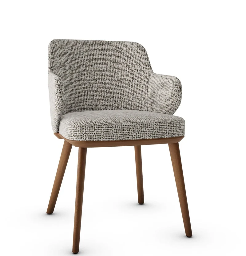 Chaise Calligaris - Foyer (Fauteuil avec pieds en bois) CS1889