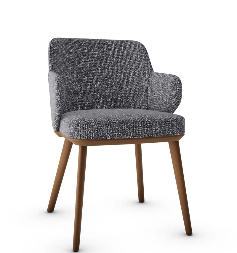 Chaise Calligaris - Foyer (Fauteuil avec pieds en bois) CS1889