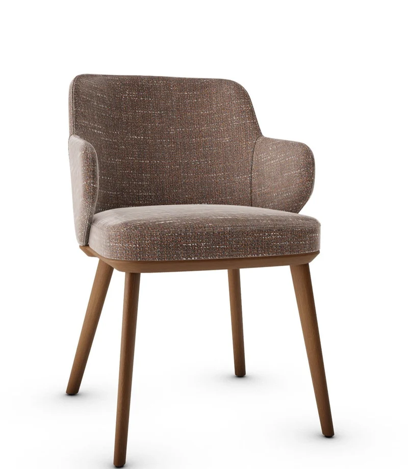 Chaise Calligaris - Foyer (Fauteuil avec pieds en bois) CS1889