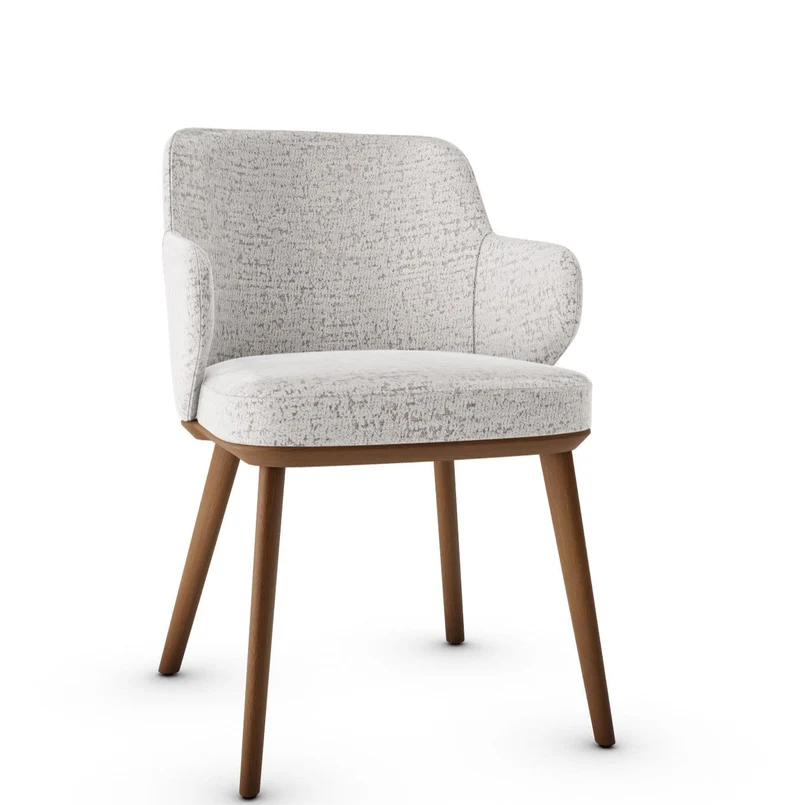 Chaise Calligaris - Foyer (Fauteuil avec pieds en bois) CS1889