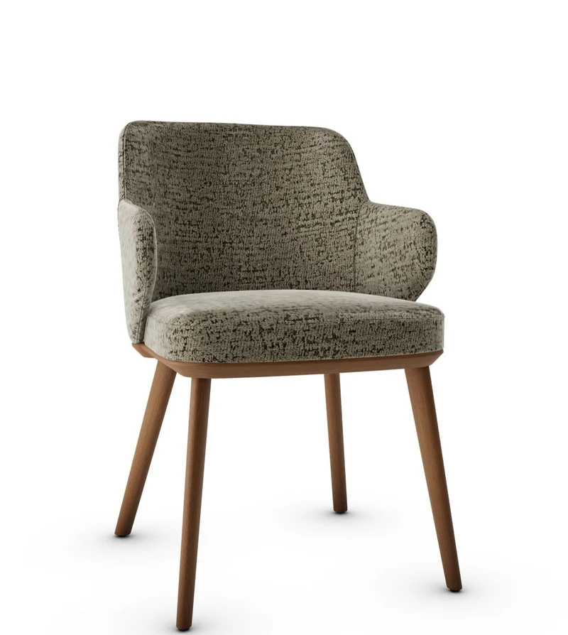 Chaise Calligaris - Foyer (Fauteuil avec pieds en bois) CS1889
