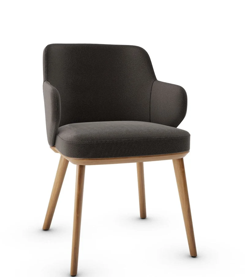 Chaise Calligaris - Foyer (Fauteuil avec pieds en bois) CS1889