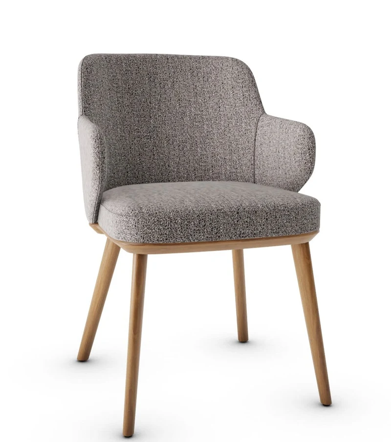 Chaise Calligaris - Foyer (Fauteuil avec pieds en bois) CS1889