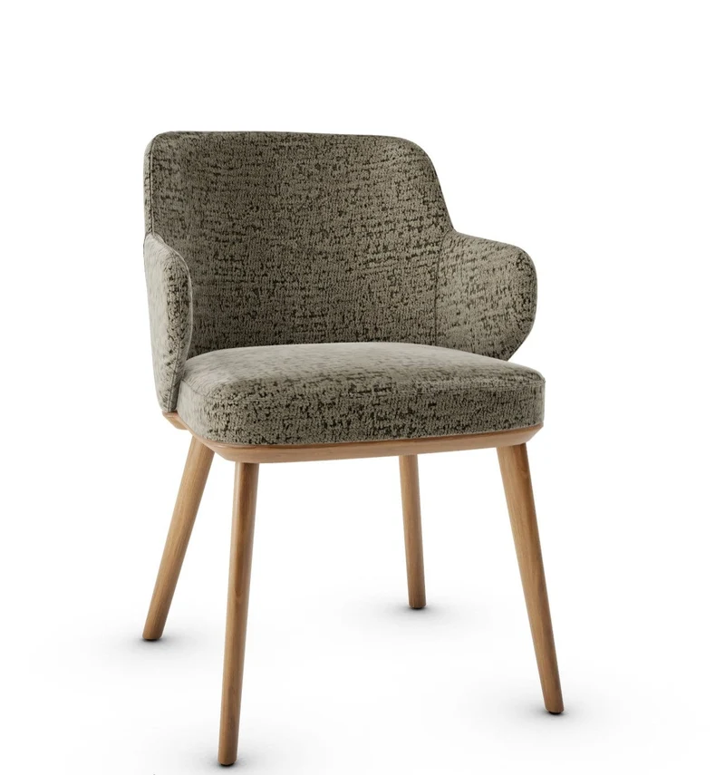 Chaise Calligaris - Foyer (Fauteuil avec pieds en bois) CS1889