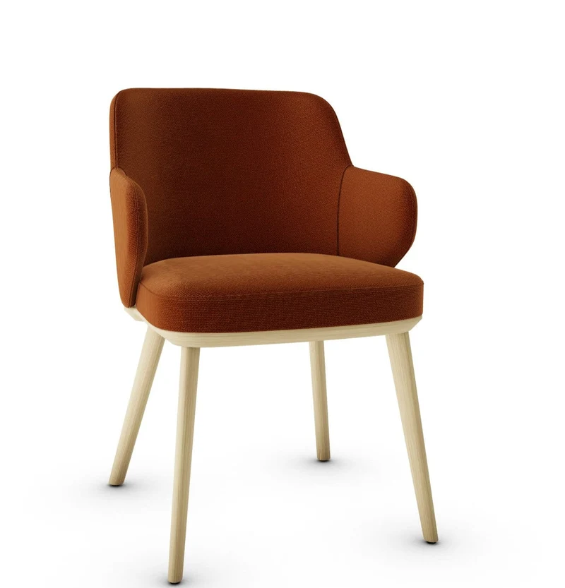 Chaise Calligaris - Foyer (Fauteuil avec pieds en bois) CS1889