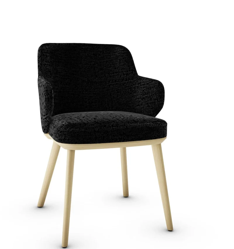 Chaise Calligaris - Foyer (Fauteuil avec pieds en bois) CS1889