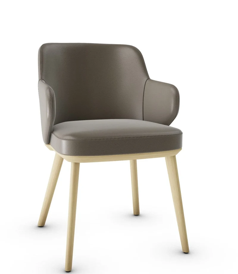 Chaise Calligaris - Foyer (Fauteuil avec pieds en bois) CS1889