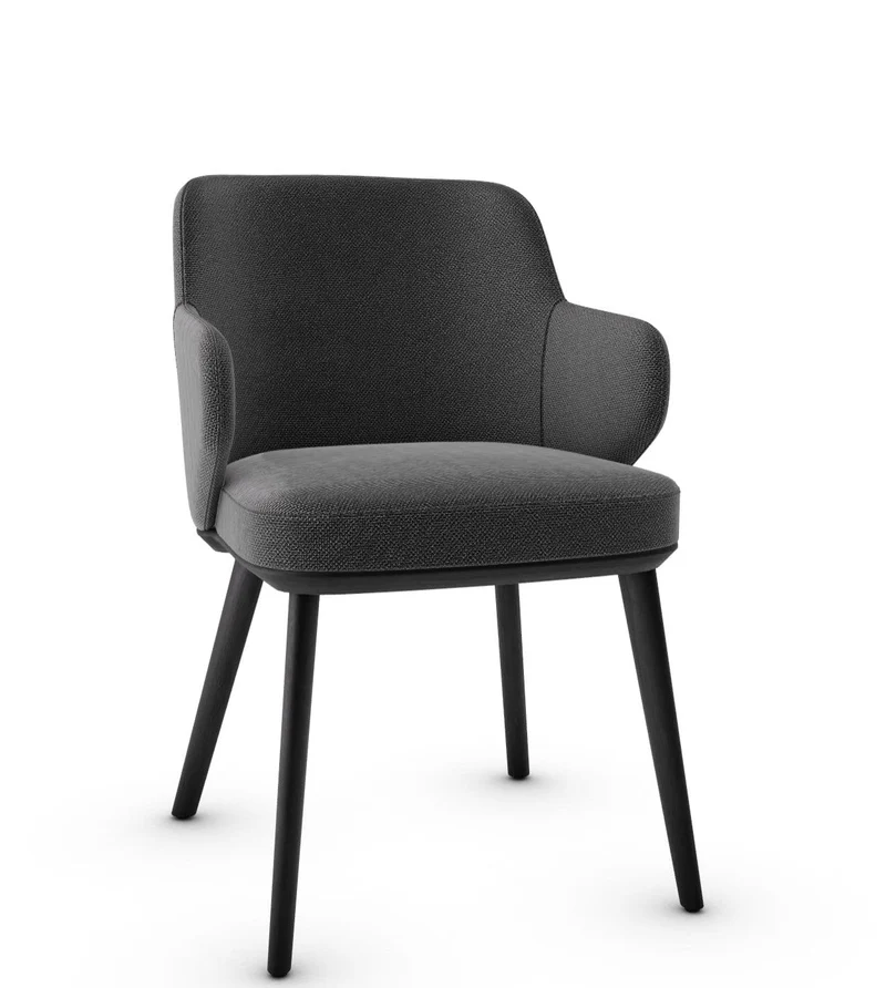 Chaise Calligaris - Foyer (Fauteuil avec pieds en bois) CS1889