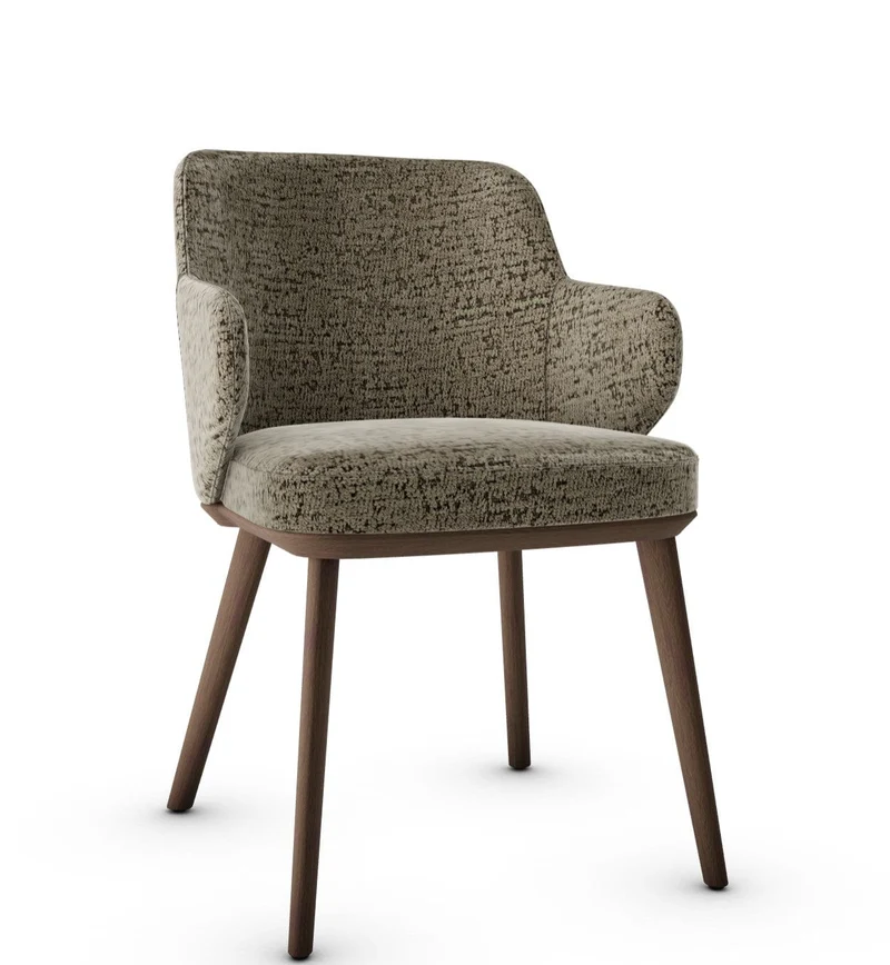 Chaise Calligaris - Foyer (Fauteuil avec pieds en bois) CS1889