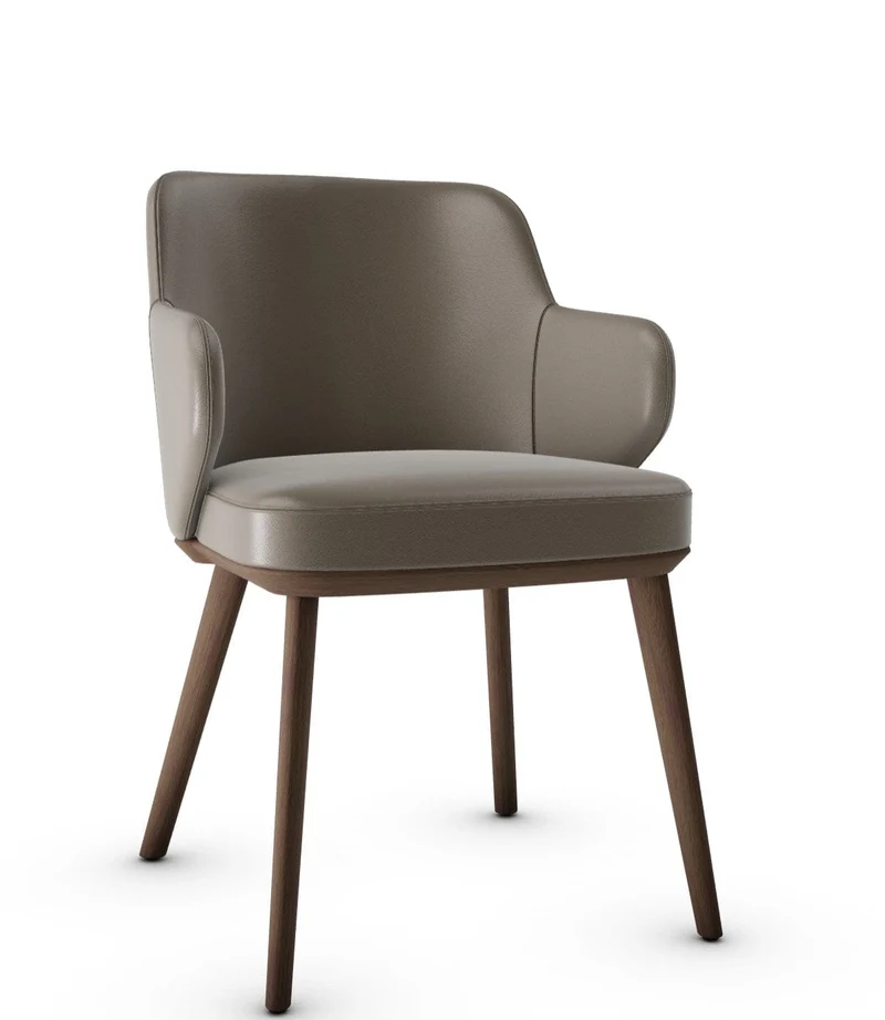 Chaise Calligaris - Foyer (Fauteuil avec pieds en bois) CS1889