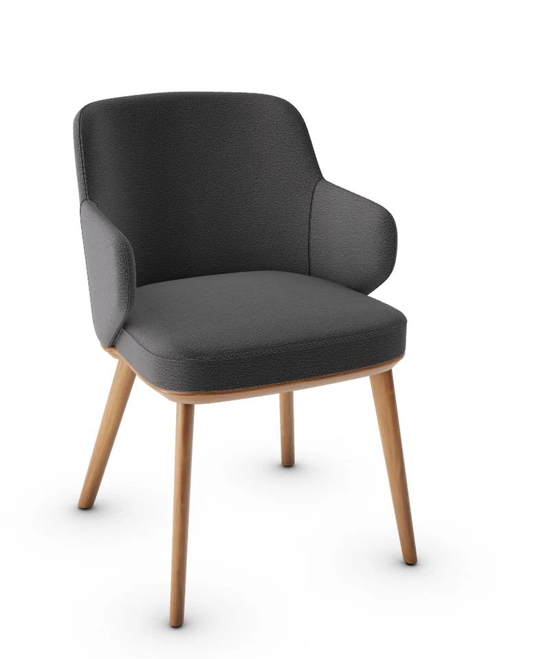 Chaise Calligaris - Foyer (Fauteuil avec pieds en bois) CS1889