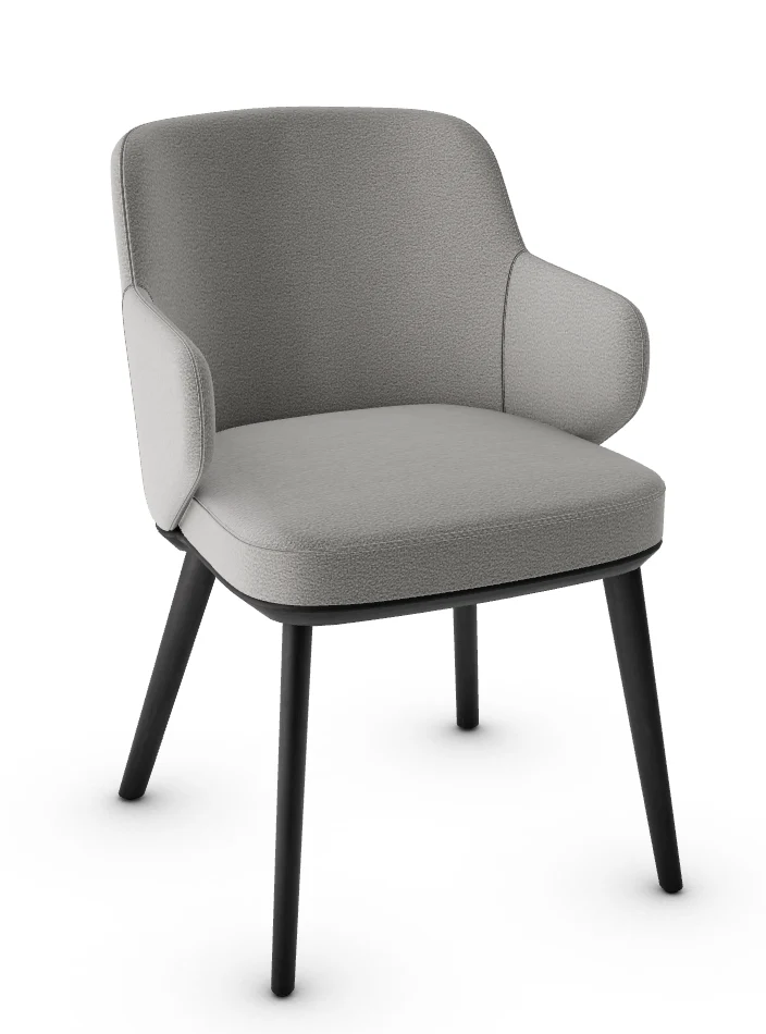 Chaise Calligaris - Foyer (Fauteuil avec pieds en bois) CS1889
