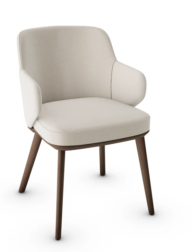Chaise Calligaris - Foyer (Fauteuil avec pieds en bois) CS1889