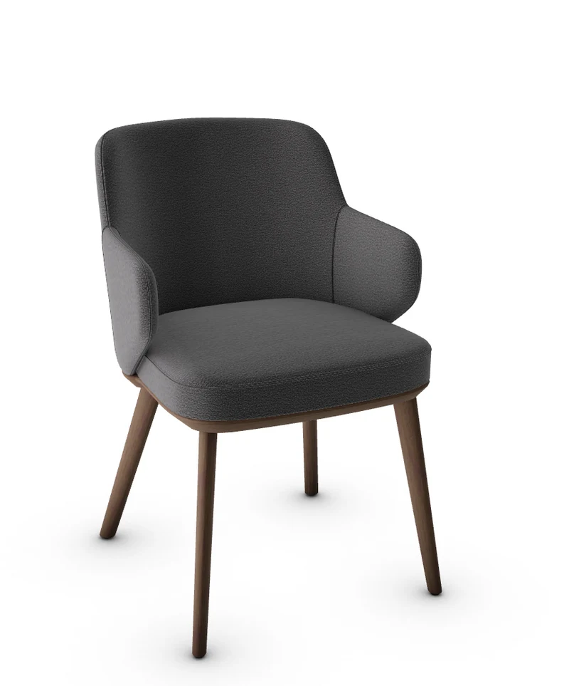 Chaise Calligaris - Foyer (Fauteuil avec pieds en bois) CS1889