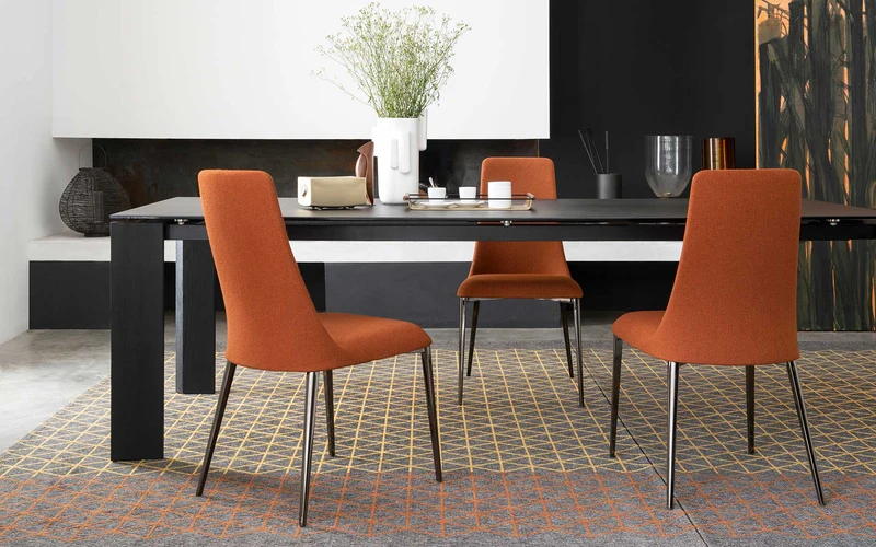 Chaise Calligaris - Etoile (Pieds en métal) CS1424