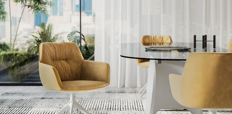 Chaise Calligaris - Cocoon en métal (CS2084)