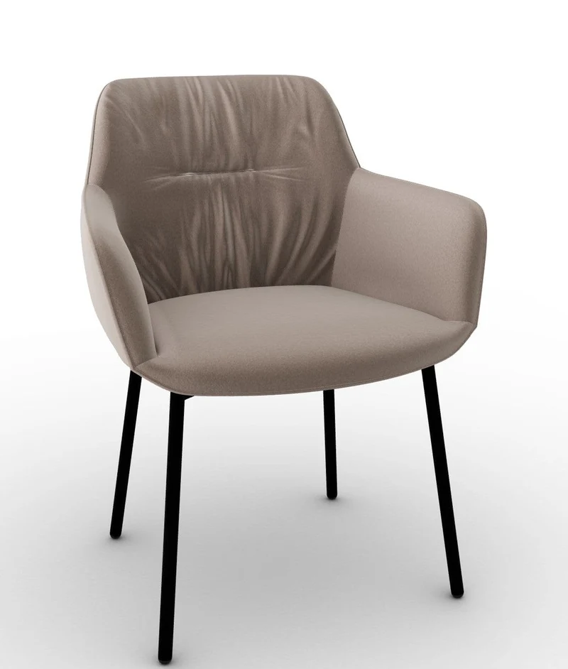 Chaise Calligaris - Cocoon en métal (CS2084)