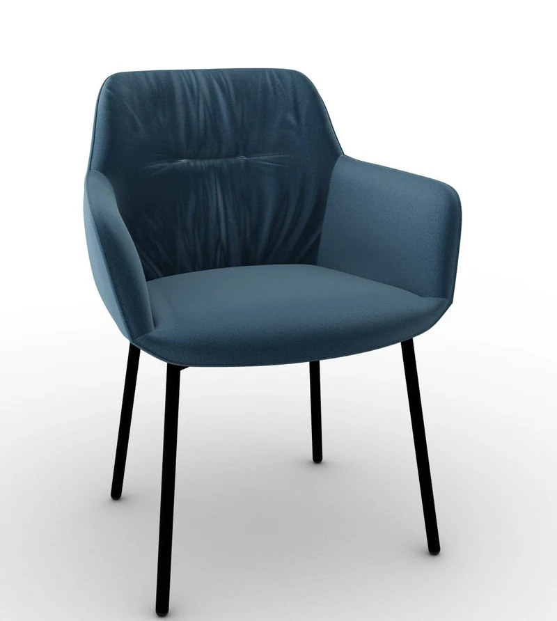 Chaise Calligaris - Cocoon en métal (CS2084)