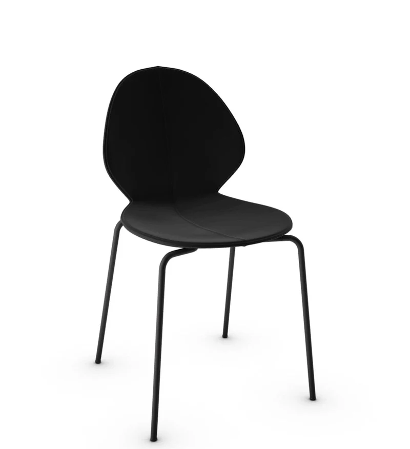 Chaise Calligaris - Basil (Gris Opaque, Pieds en métal) CS1359