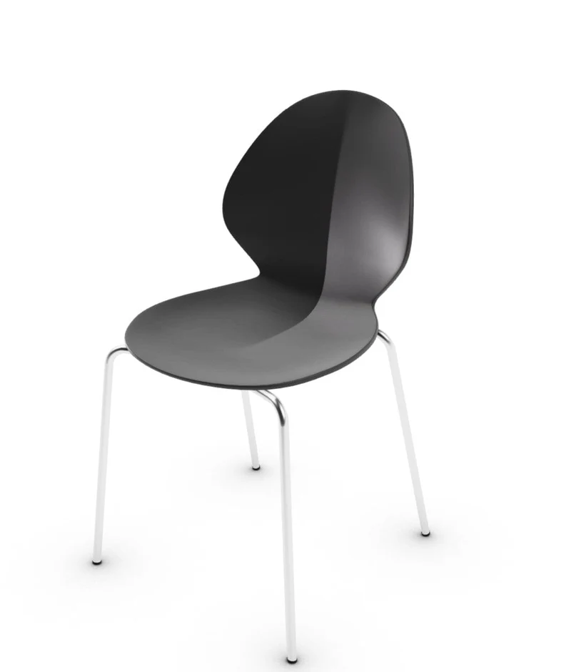 Chaise Calligaris - Basil (Chromé, Pieds en métal) CS1359