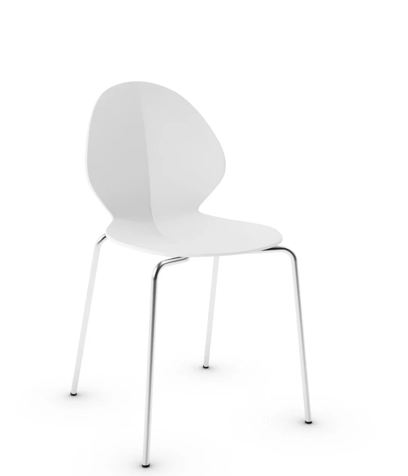 Chaise Calligaris - Basil (Chromé, Pieds en métal) CS1359