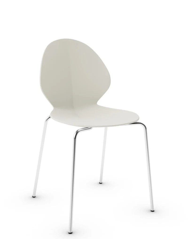 Chaise Calligaris - Basil (Chromé, Pieds en métal) CS1359