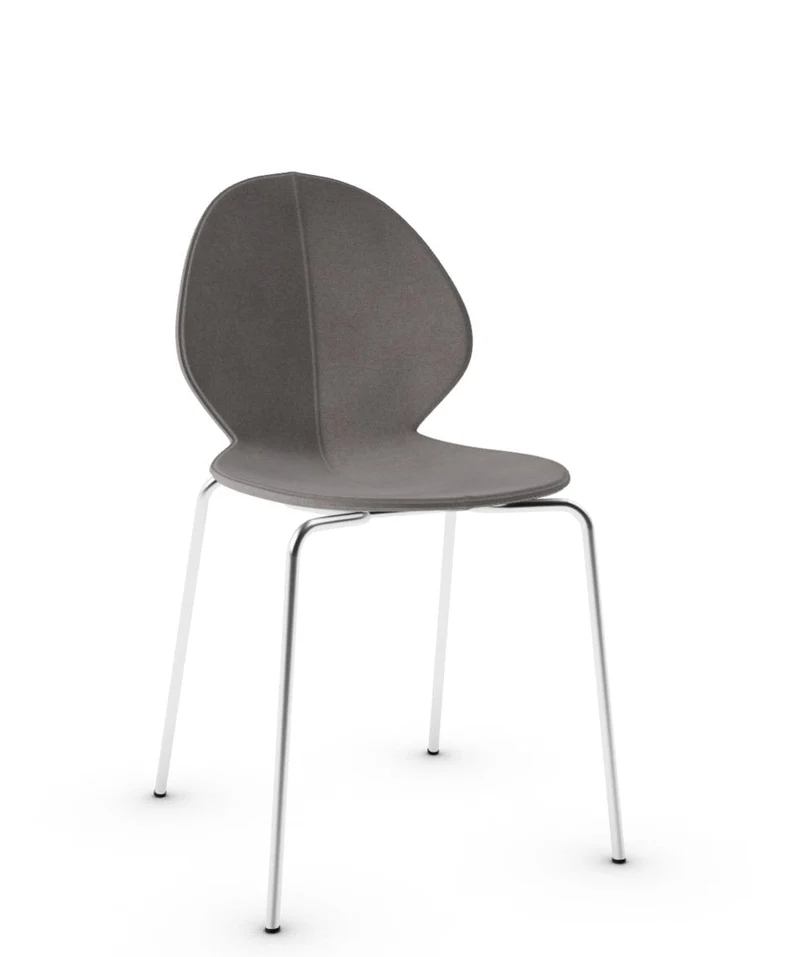 Chaise Calligaris - Basil (Chromé, Pieds en métal) CS1359