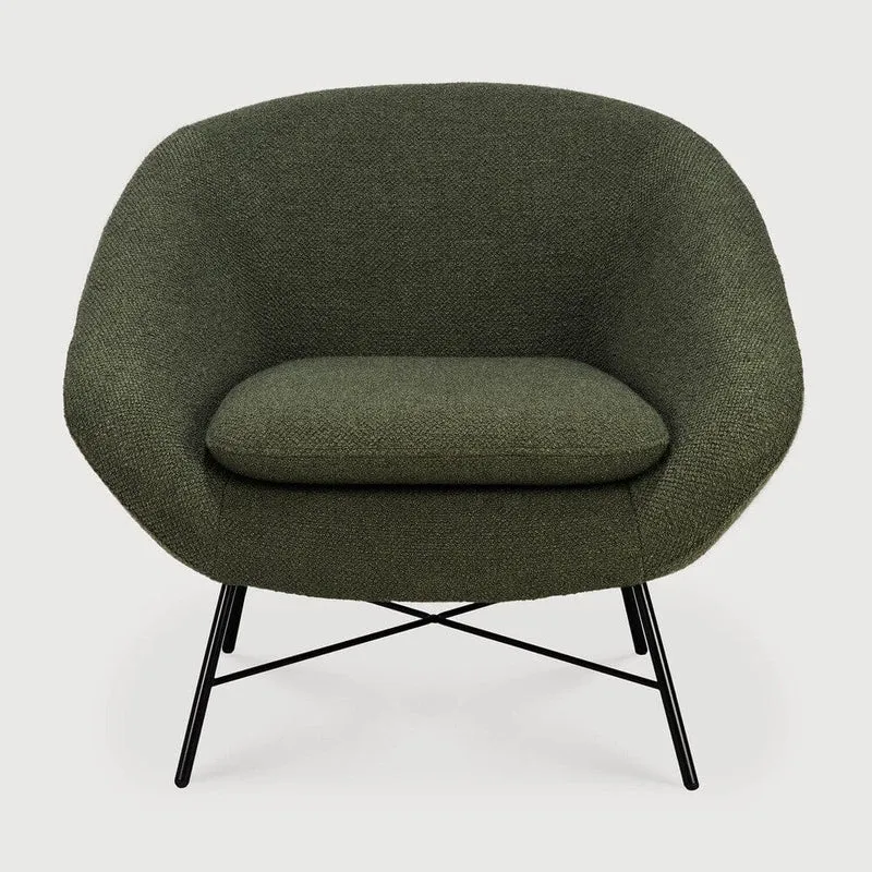 Ethnicraft Chaise Lounge - Barrow Vert Pin