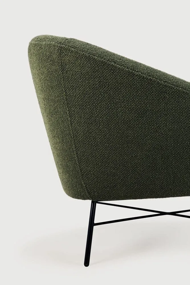 Ethnicraft Chaise Lounge - Barrow Vert Pin