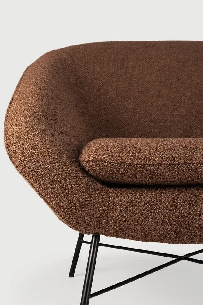 Ethnicraft Chaise Lounge - Barrow Cuivre