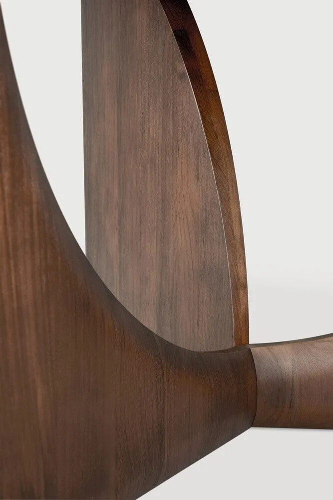 Ethnicraft Table ronde - Geometric teck