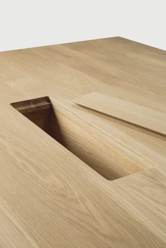 Ethnicraft Table de réunion - Geometric chêne
