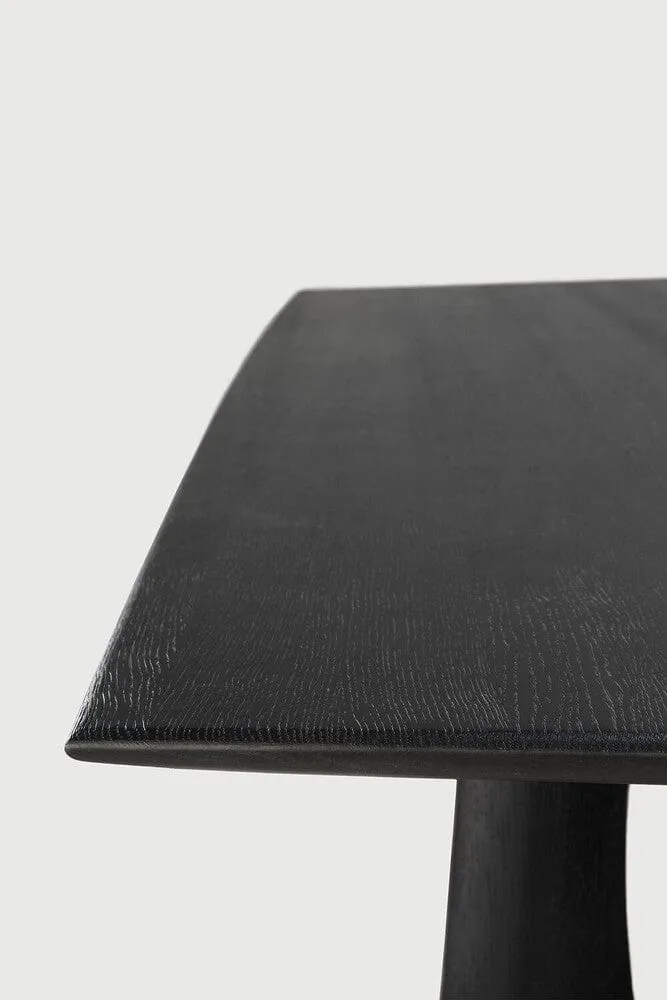 Ethnicraft Table à manger - Geometric chêne noir