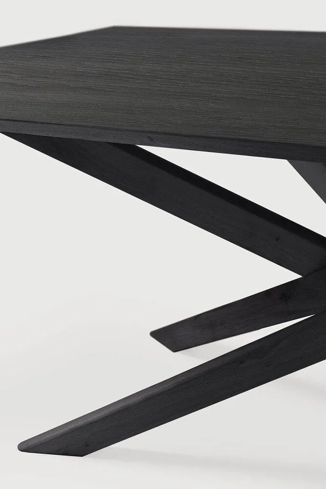 Table rectangulaire Ethnicraft - Mikado chêne noir