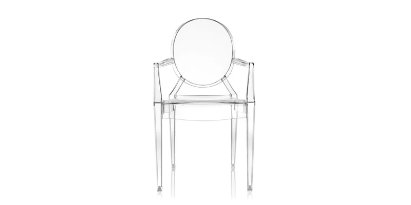 SET 2 Louis Ghost Petit Fauteuil by Kartell
