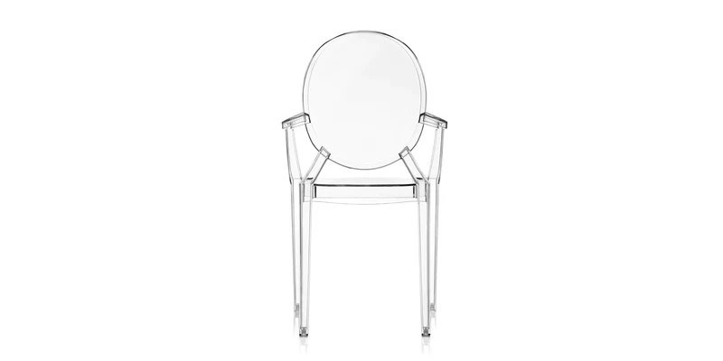 SET 2 Louis Ghost Petit Fauteuil by Kartell