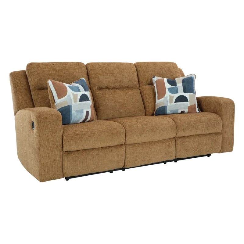 Sofa inclinable en tissu avec coussins - Kanlow