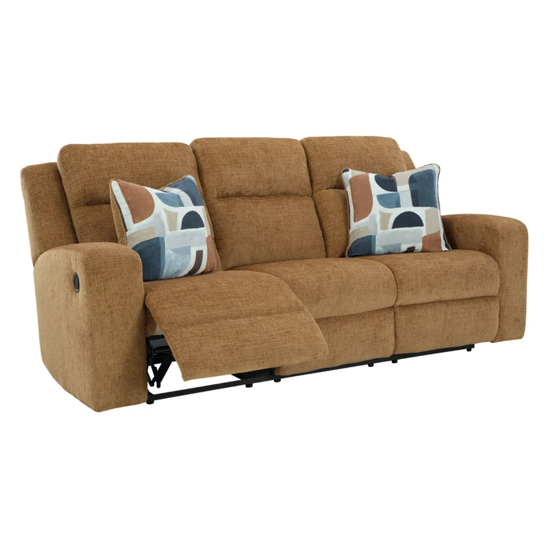 Sofa inclinable en tissu avec coussins - Kanlow